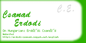 csanad erdodi business card